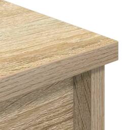 Berkfield Home Highboard Sonoma Oak 37.5x35x180 cm Engineered Wood in Light Tan - thumbnail 9