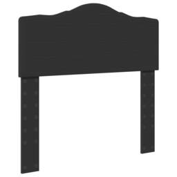 Berkfield Home Bed Frame with Headboard Black 90 x 190 cm Solid Pine Wood - thumbnail 6