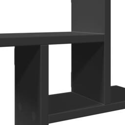 Berkfield Home Wall Shelves 2 pcs Black 38x12x38 cm Engineered Wood - Size: 38 x 12 x 38 cm - thumbnail 8