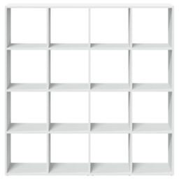 Berkfield Home Book Cabinet White 137.5x29x137.5 cm Engineered Wood - thumbnail 5