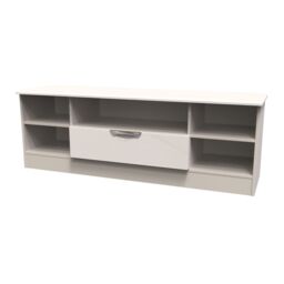 Ready Assembled 2 U Holborn Wide 1 Drawer TV & Media Unit (Ready Assembled) in Taupe - Size: Large - thumbnail 3