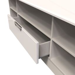 Ready Assembled 2 U Holborn Wide 1 Drawer TV & Media Unit (Ready Assembled) in Taupe - Size: Large - thumbnail 5