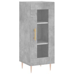 Berkfield Home Sideboard Concrete Grey 34.5x34x90 cm Engineered Wood - thumbnail 2