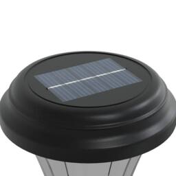 Berkfield Home Solar Pathway Lights with Ground Spikes 12 pcs White in Black - thumbnail 9