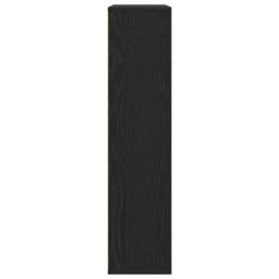 Berkfield Home Bookcase Black Oak 89x24x101.5 cm Engineered Wood - thumbnail 5