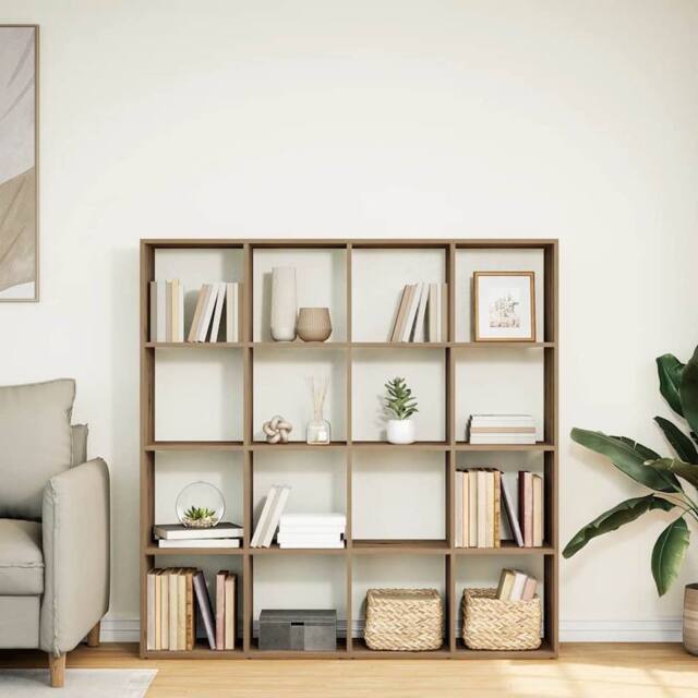 Berkfield Home Classic Book Cabinet Artisian Oak 102x29x143 cm Engineered Wood in Brown - Size: 102 x 29 x 143 cm - image 1