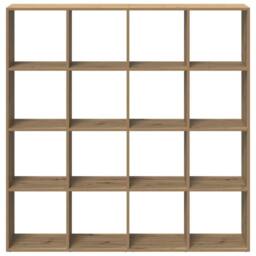 Berkfield Home Classic Book Cabinet Artisian Oak 102x29x143 cm Engineered Wood in Brown - Size: 102 x 29 x 143 cm - thumbnail 5