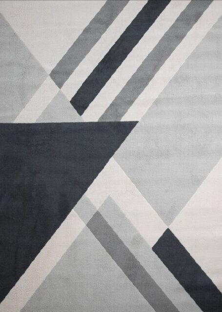 Rugstyle Balletto Heatset Stripe Rug in Charcoal - Size: 200 cm x 290 cm - image 1