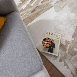 The Rug Shop UK Modern Abstract Stain-Resistant Beige Easy to Clean Machine Made Area Rug - Size: 160 cm x 220 cm - thumbnail 7