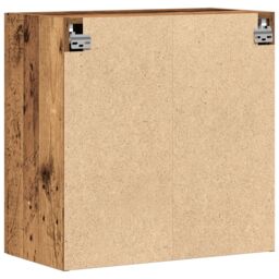 Berkfield Home Wall-Mounted Cabinet Old Wood 60x31, 5x60 cm Engineered Wood in Brown - thumbnail 8