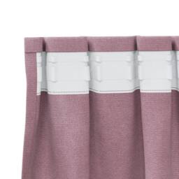 Berkfield Home Blackout Curtains with Top Tape 2 pcs Dark Pink Velvet - thumbnail 5