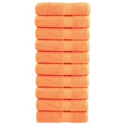 Berkfield Home Premium Shower Towels SOLUND 10 pcs Orange 70x140 cm 600 gsm