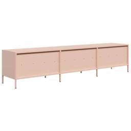 Berkfield Home TV Cabinet Pink 202x39x43.5 cm Cold-rolled Steel - thumbnail 7
