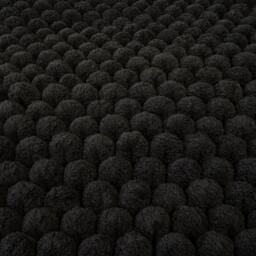 Allure Bath Fashions Luxury Non Slip Chunky Bobble Bath Mat in Black - thumbnail 3