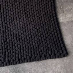 Allure Bath Fashions Luxury Non Slip Chunky Bobble Bath Mat in Black - thumbnail 4