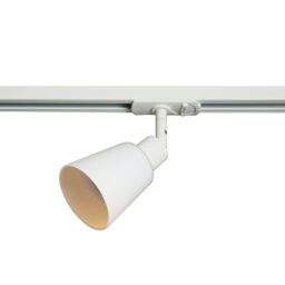 Nordlux Modern Indoor Track Spot Light White Metal GU10 Adjustable Head - Mains Powered, IP20 - thumbnail 1