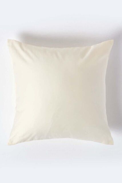 Homescapes Continental Egyptian Cotton Pillowcase 1000 TC, 40 x 40 cm in Cream - image 1