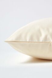 Homescapes Continental Egyptian Cotton Pillowcase 1000 TC, 40 x 40 cm in Cream - thumbnail 2
