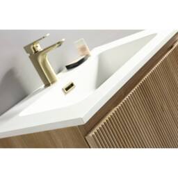 Bathroom Kingdom Flauto Oak Wall Hung Basin Drawer Vanity 800mm - thumbnail 2