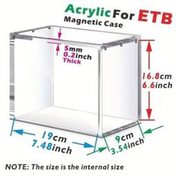 FLAVORA Clear Dustproof Acrylic Display Case - Size: 500mm - thumbnail 2