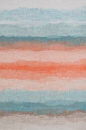 Kukoon Blue Abstract Soft Washable & Liquid Repellent Living Room Area Rug in Duck Egg Blue - Size: 120 cm x 170 cm - thumbnail 1