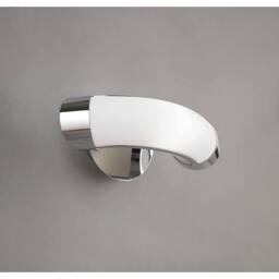 Netlighting Guss Wall Lamp Switched GU10 1 Light L1SGU10 Polished Chrome in Grey - thumbnail 2