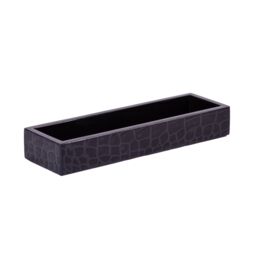 Posh Trading Company Chelsea Pen Tray - Croc Noir in Black - thumbnail 1