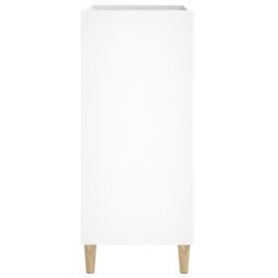 Berkfield Home Record Cabinet White 84.5x38x89 cm Engineered Wood - thumbnail 6