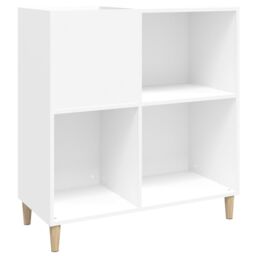 Berkfield Home Record Cabinet White 84.5x38x89 cm Engineered Wood - thumbnail 2