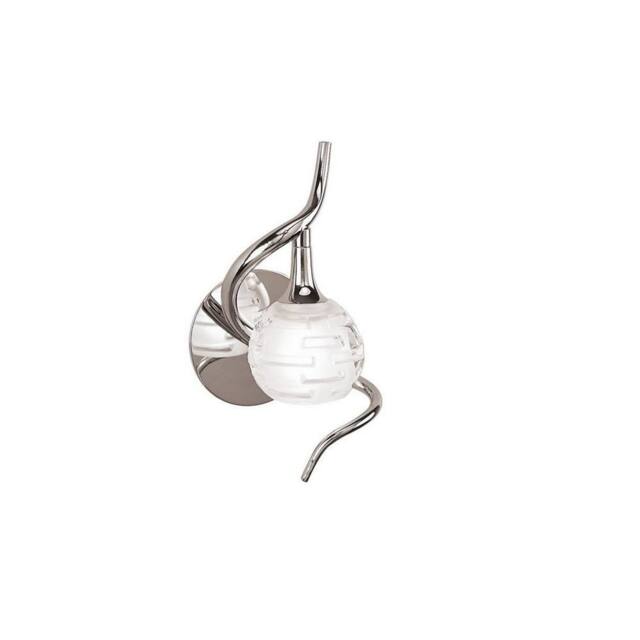 Netlighting Dali Wall Lamp Switched 1 Light G9 Polished Chrome in Silver - image 1