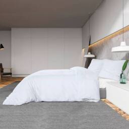 Berkfield Home Duvet Cover Set White 200x200 cm Light-weight Microfiber - thumbnail 4
