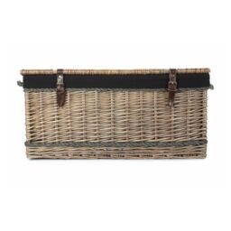 Red Hamper 72cm Antique Wash Rope Handled Trunk Picnic Basket in Taupe - thumbnail 6