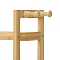 Pirlo Plush 3 Tier Bamboo Over Toilet Storage Unit in Brown - thumbnail 4