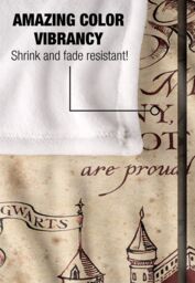 Warner Brothers Harry Potter Marauder's Map Blanket 152 x 127 cm in White - thumbnail 4