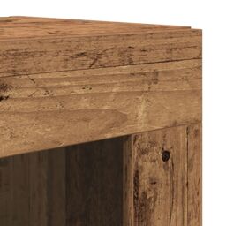 Berkfield Home Sideboard with Wall Cabinet Old Wood Engineered Wood in Brown - thumbnail 9