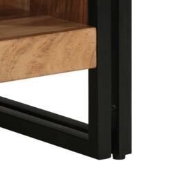 Berkfield Home Coffee Table 50x50x38 cm Solid Wood Acacia in Brown - Size: 50 x 50 x 38 cm - thumbnail 7