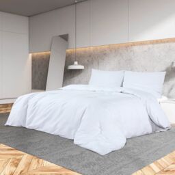 Berkfield Home Duvet Cover Set White 140x200 cm Cotton