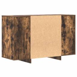 Berkfield Home Sideboard Smoked Oak 120x41x75 cm Engineered Wood in Brown - Size: 120 x 41 x 75 cm - thumbnail 8