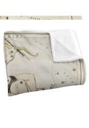 Graffitee Studios Vintage Gemini Zodiac Silky Touch Super Soft Throw Blanket 152 X 127 cm in White - thumbnail 3