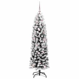 Berkfield Home Artificial Christmas Tree with 150 LEDs with Stand Green 150 cm - thumbnail 3