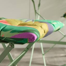 OHS 2 x Palm Print Garden Seat Pads Outdoor Chair Cushions - thumbnail 2