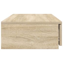 Berkfield Home Bed Drawers in Sonoma Oak - 75 x 36.5 x 16.5 cm, Made from Engineered Wood in Brown - Size: 75 x 36.5 x 16.5 cm - thumbnail 7