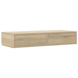 Berkfield Home Bed Drawers in Sonoma Oak - 75 x 36.5 x 16.5 cm, Made from Engineered Wood in Brown - Size: 75 x 36.5 x 16.5 cm - thumbnail 8
