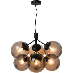 Nordlux Modern Indoor Pendant Light Black Glass E27 Hand Blown Glass - Mains Powered, IP20 - thumbnail 1