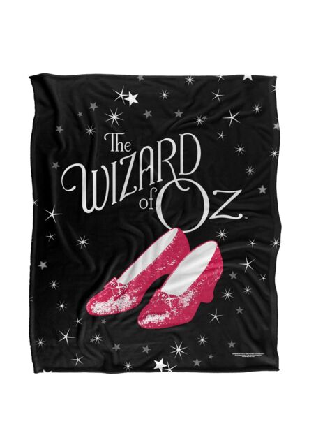 Warner Brothers The Wizard Of Oz Officially Licensed Silky Touch Super Soft Throw Blanket 152 x 127 cm in White - image 1