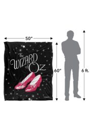 Warner Brothers The Wizard Of Oz Officially Licensed Silky Touch Super Soft Throw Blanket 152 x 127 cm in White - thumbnail 5