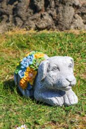ILFD Group Ltd Solar Cat & Dog Garden Ornaments in Grey - Size: 1 Pack - thumbnail 4