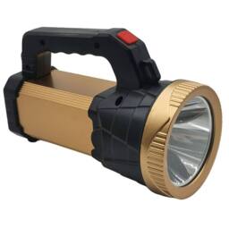 VOGREX Rechargeable Bright LED Hand Work Searchlight in Gold - thumbnail 1