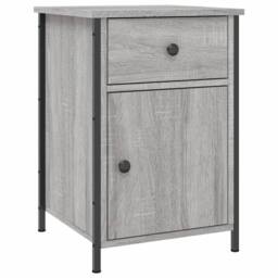 Berkfield Home Elegant Bedside Cabinets 2 pcs Grey Sonoma 40x42x60 cm Engineered Wood - Size: 40 x 42 x 60 cm - thumbnail 5