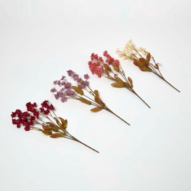 Homescapes Set of 4 Handmade Nemesia Seventh Heaven Artificial Flower Stems - image 1